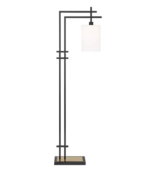 Possini Euro Torrance Modern Downbridge Arc Floor Lamp